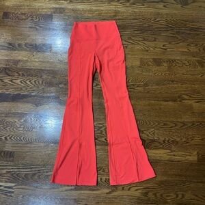 Joy Lab Flare Pants in Coral Red